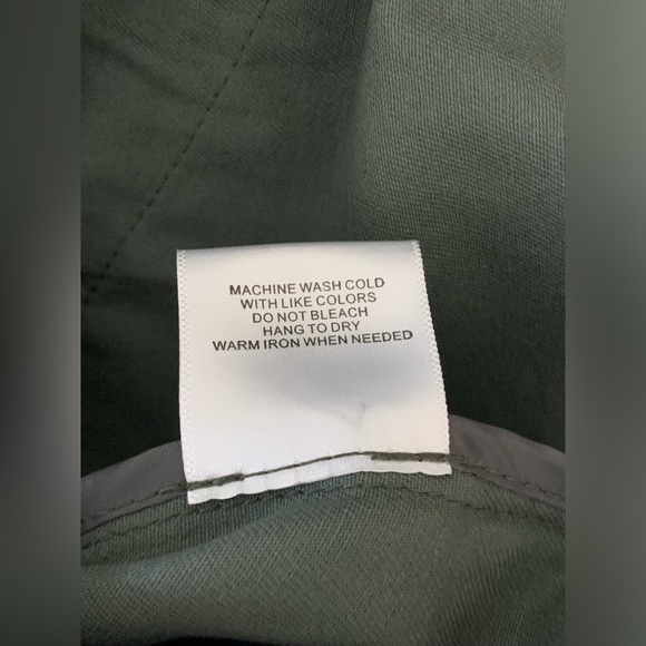 ModCloth Womens 1X Army Green Jacket Military Utility Waist Adjustable Aztec - Picture 5 of 9